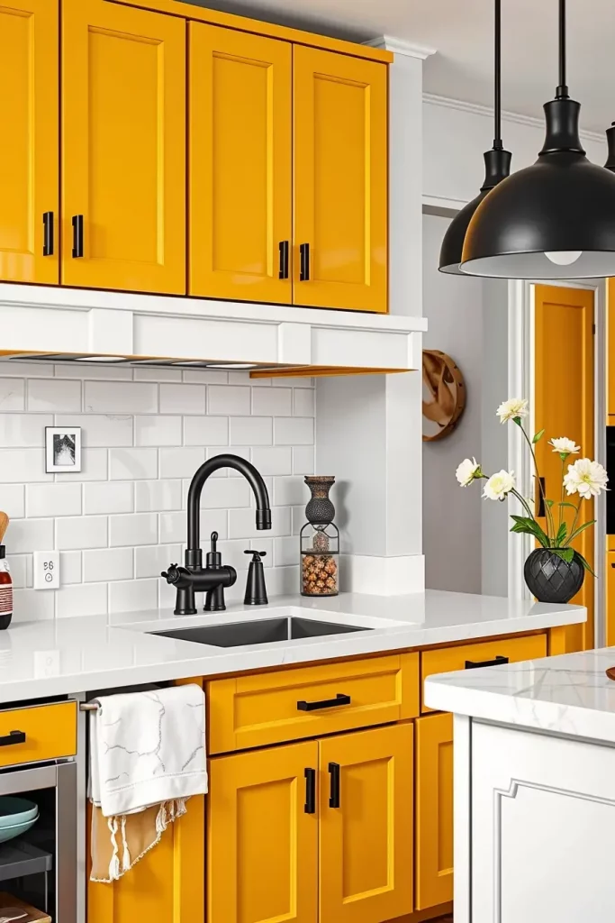 59 Yellow Kitchen Cabinets Ideas to Brighten and Modernize Your Space