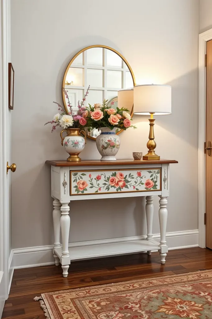 Hand-Painted Accents In The Entryway: 63 Creative Ideas For Personalized First Impressions