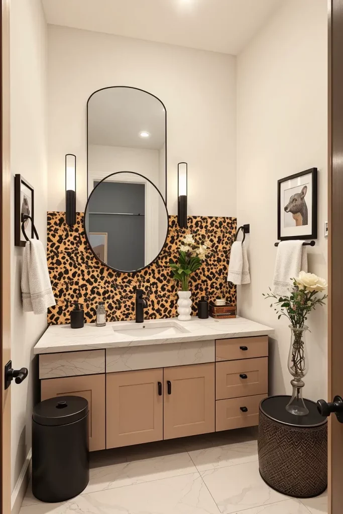 Animal Prints in the Bathroom: 59 Wildly Stylish Decor Ideas for a Bold Interior