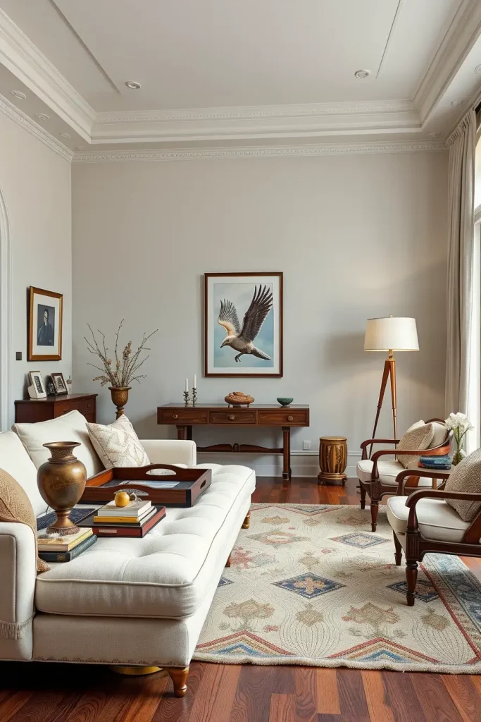 60 Modern Living Room Ideas with Vintage Accents for a Stylish Timeless Space