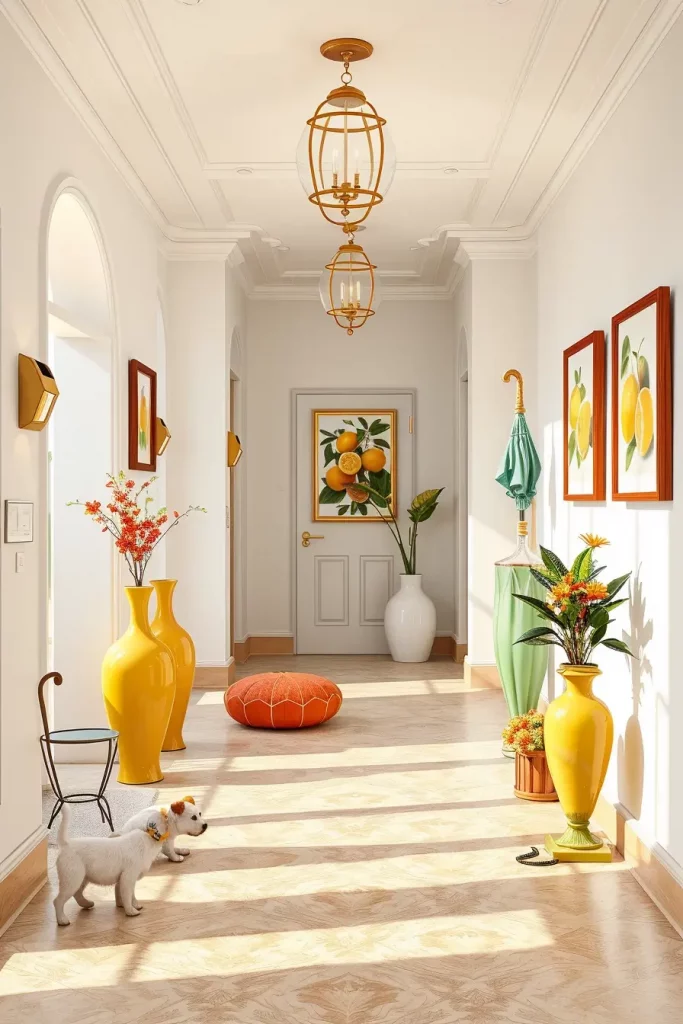 Summertime Hallway Decorations: 61 Bright And Breezy Ideas Refresh Your Entryway This Season