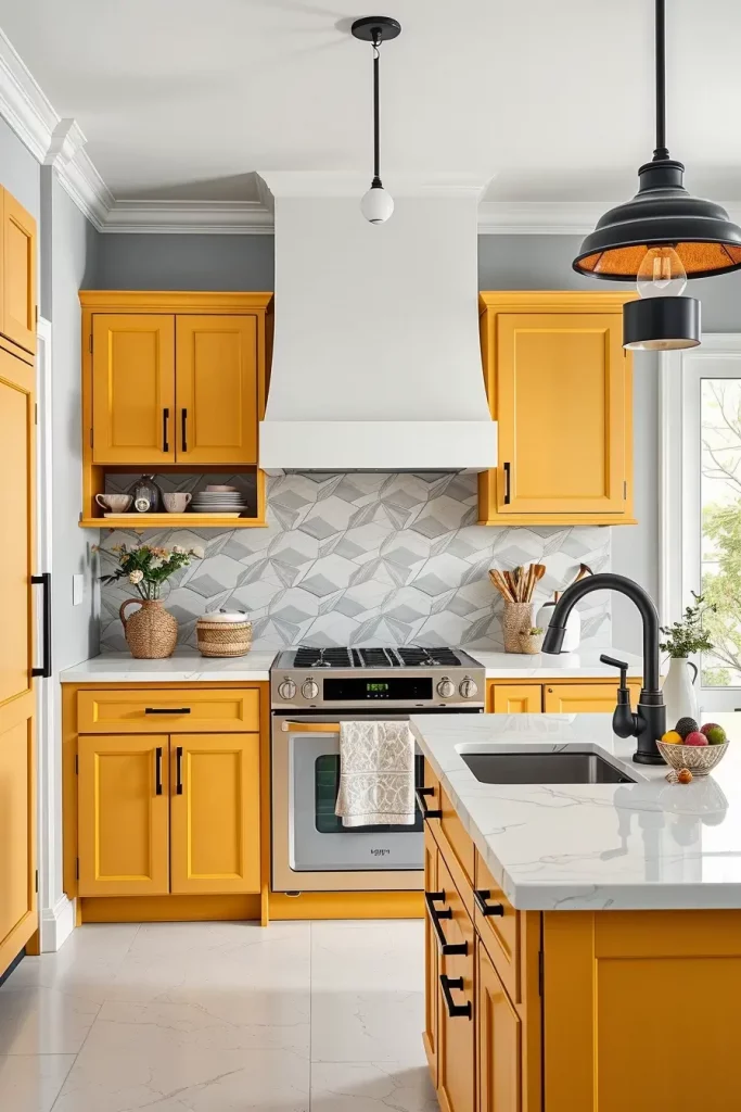 59 Yellow Kitchen Cabinets Ideas to Brighten and Modernize Your Space