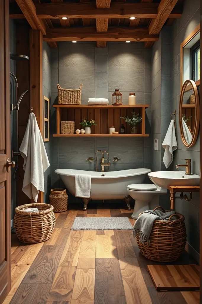 60 Wood Tile Bathroom Ideas for a Modern and Natural Look