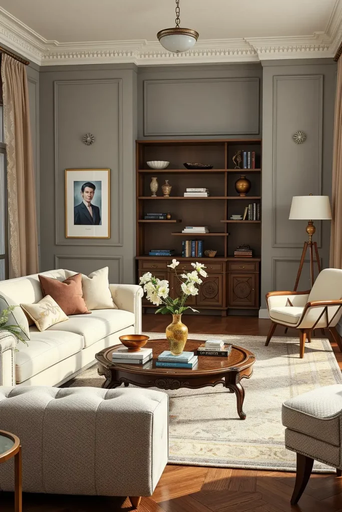 60 Modern Living Room Ideas with Vintage Accents for a Stylish Timeless Space
