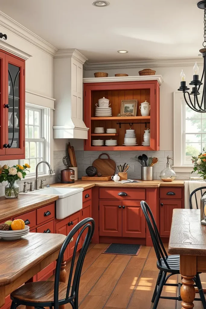 61 Stunning Red Kitchen Cabinets Ideas to Transform Your Space