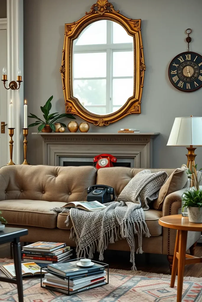 60 Modern Living Room Ideas with Vintage Accents for a Stylish Timeless Space