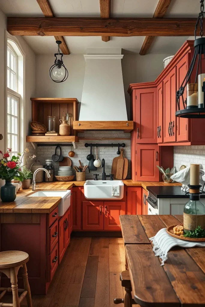 61 Stunning Red Kitchen Cabinets Ideas to Transform Your Space
