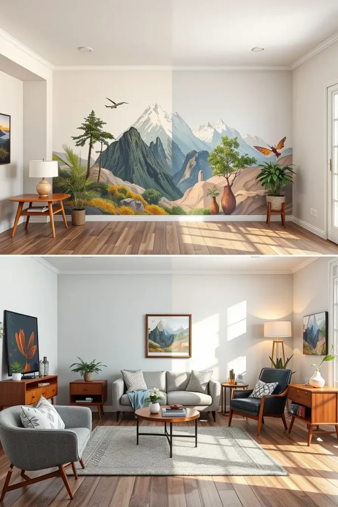 61 DIY Themed Murals on an Accent Wall: Creative Ideas to Personalize Your Space
