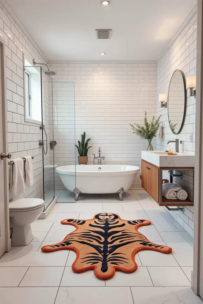 Animal Prints in the Bathroom: 59 Wildly Stylish Decor Ideas for a Bold Interior