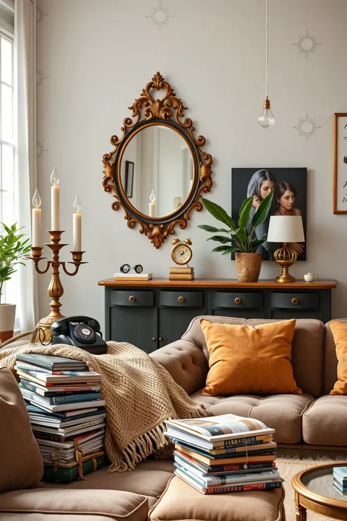 60 Modern Living Room Ideas with Vintage Accents for a Stylish Timeless Space