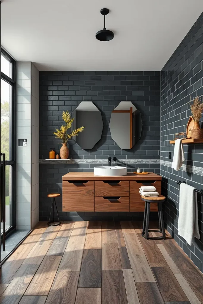 60 Wood Tile Bathroom Ideas for a Modern and Natural Look