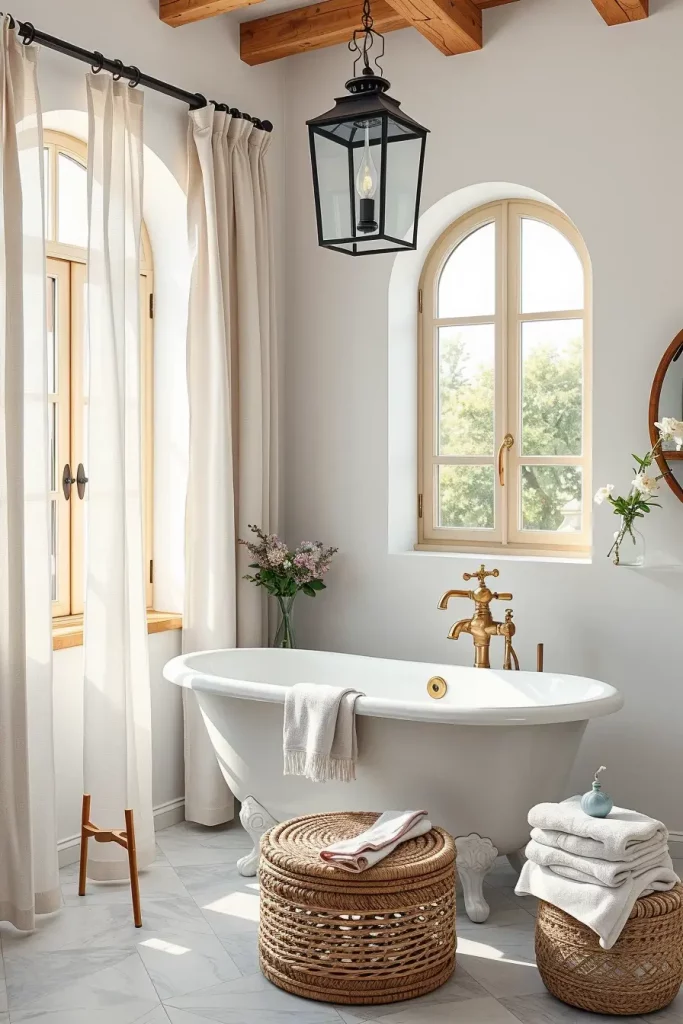60 Mediterranean Bathroom Ideas to Create a Serene Coastal Oasis