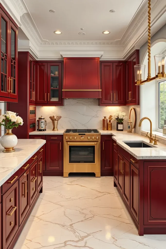 61 Stunning Red Kitchen Cabinets Ideas to Transform Your Space