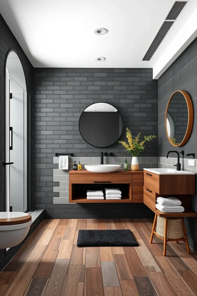 60 Wood Tile Bathroom Ideas for a Modern and Natural Look