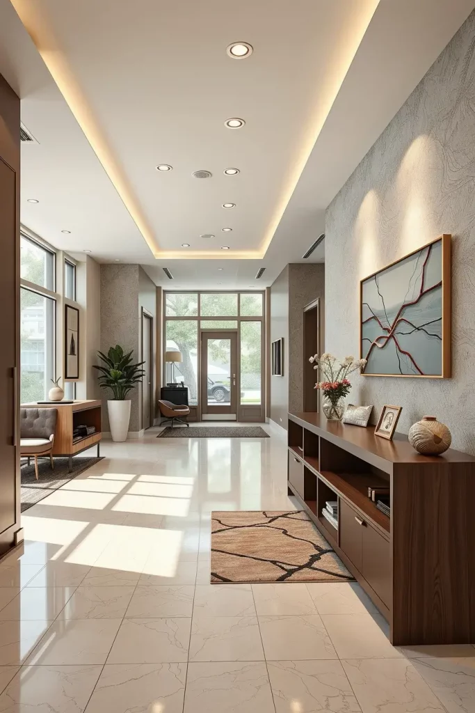 68 Minimalist Lobby Concepts to Elevate Modern Interior Design