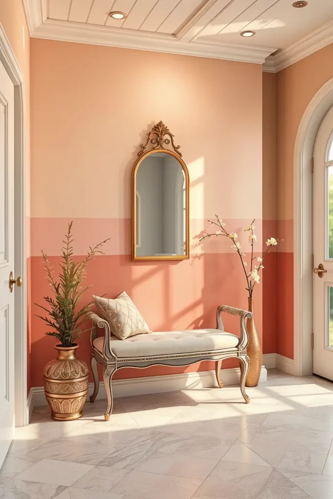 Hand-Painted Accents In The Entryway: 63 Creative Ideas For Personalized First Impressions