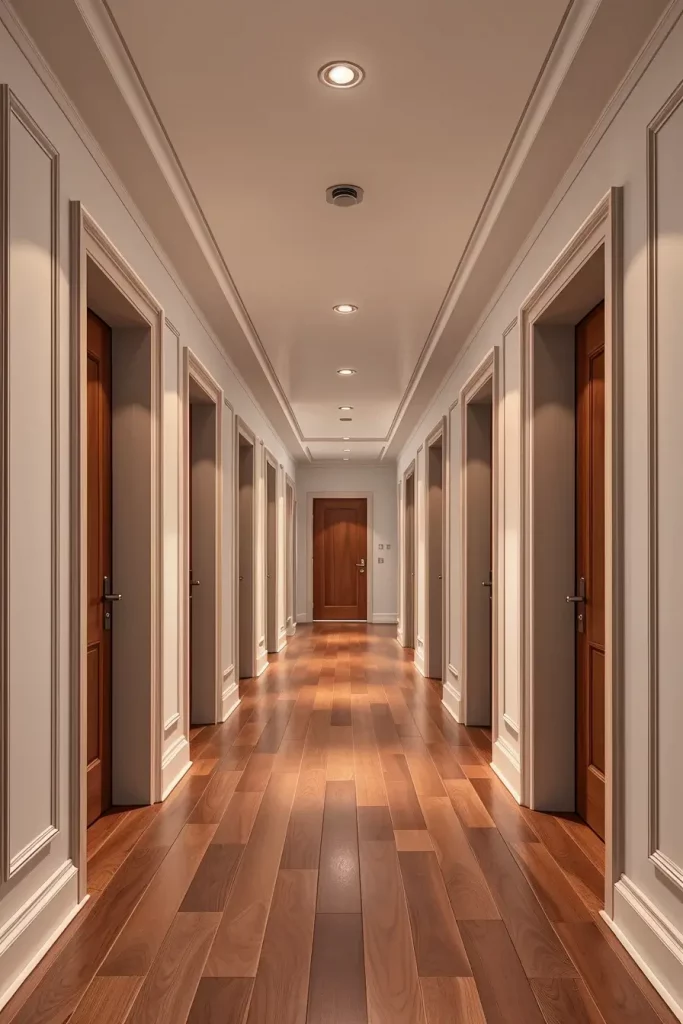 59 Modern Hallway Designs That Transform Transitional Spaces into Stylish Statements