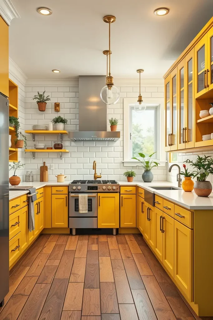 59 Yellow Kitchen Cabinets Ideas to Brighten and Modernize Your Space