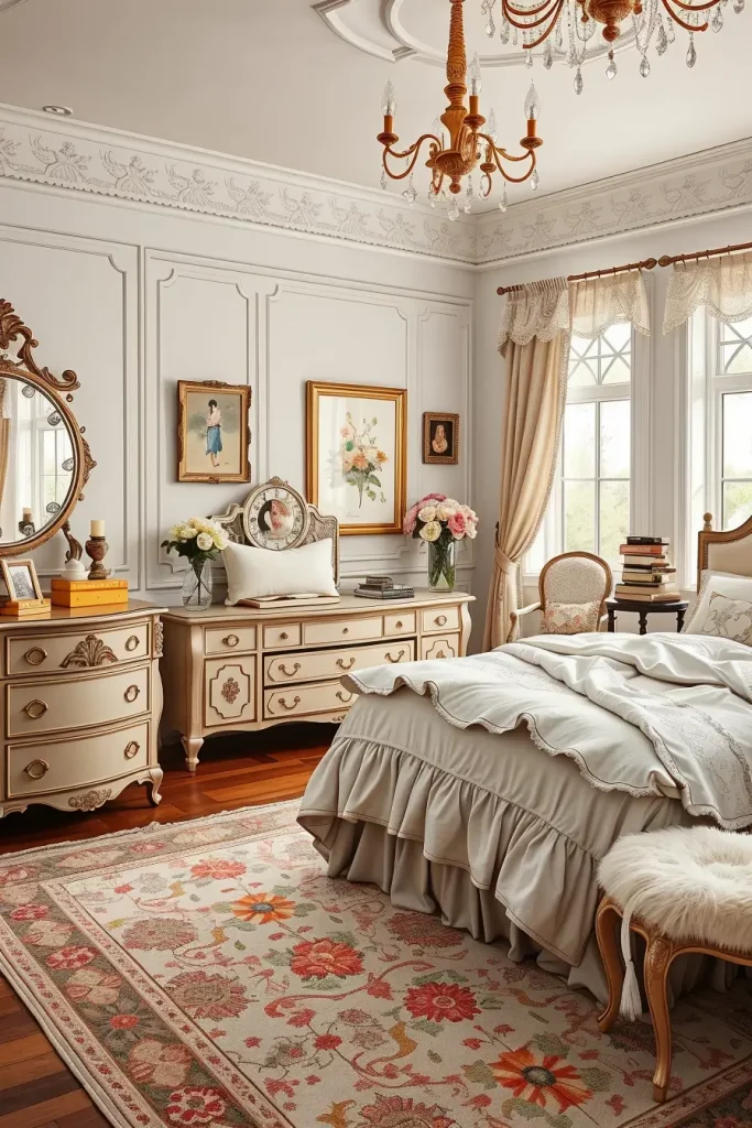 61 Grandmacore Bedroom Ideas to Create a Cozy Vintage-Inspired Retreat