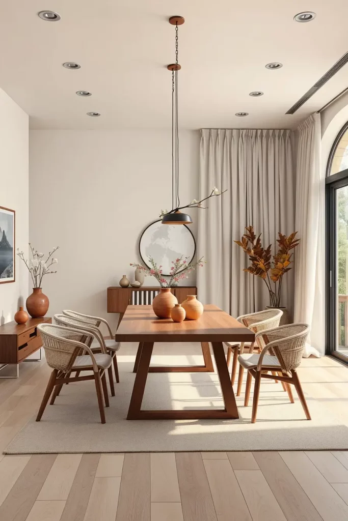 64 Organic Modern Dining Room Ideas for a Natural Yet Stylish Look
