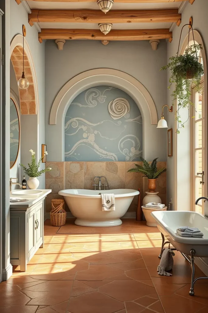 60 Mediterranean Bathroom Ideas to Create a Serene Coastal Oasis
