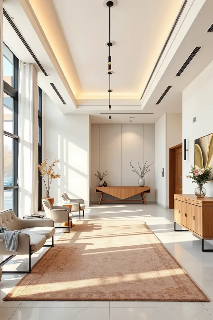 68 Minimalist Lobby Concepts to Elevate Modern Interior Design