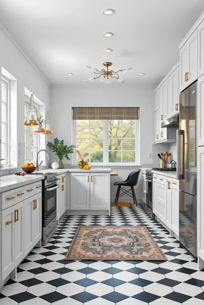 65 Bright Retro Elements in a Modern Kitchen: Add Vintage Charm to a Sleek Space