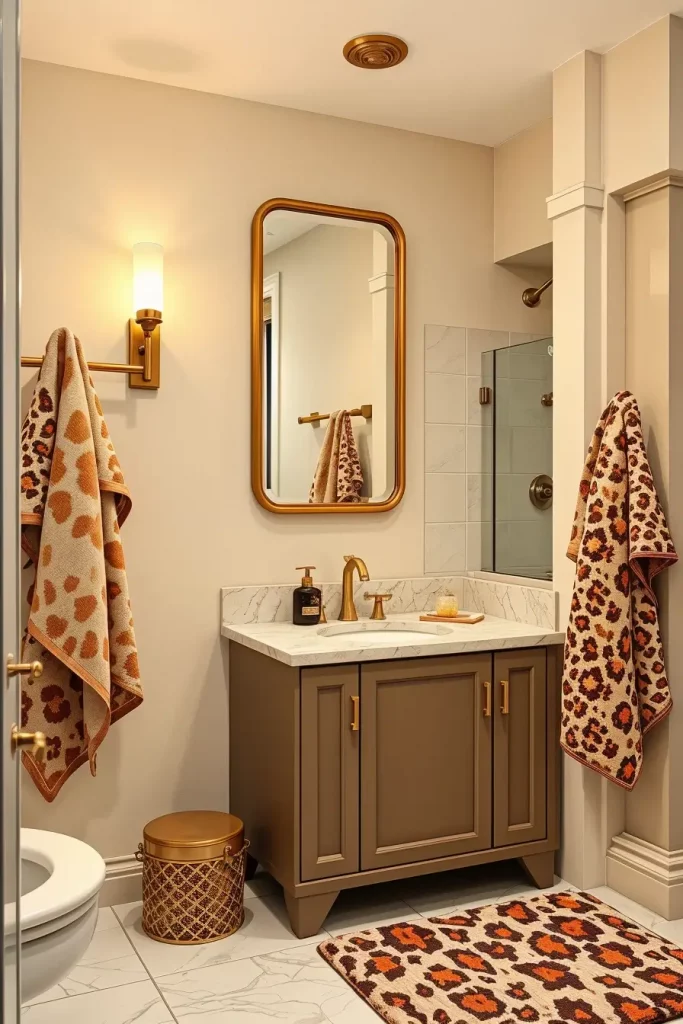 Animal Prints in the Bathroom: 59 Wildly Stylish Decor Ideas for a Bold Interior