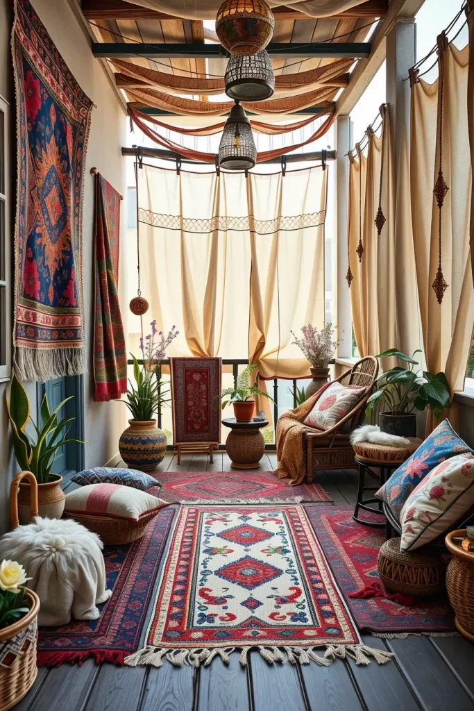 61 Bohemian Balcony Decor Ideas to Transform Your Outdoor Space into a Relaxing Oasis