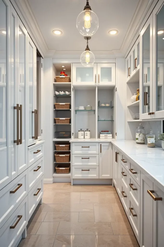 62 Pantry Ideas with Cabinets to Maximize Style and Storage