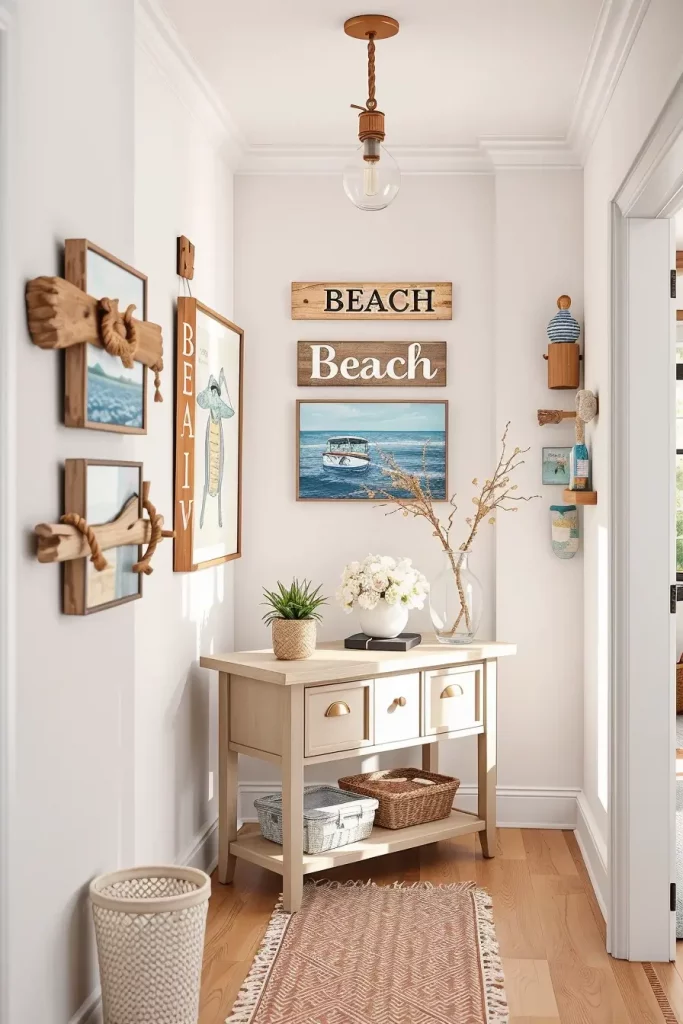 Summertime Hallway Decorations: 61 Bright And Breezy Ideas Refresh Your Entryway This Season
