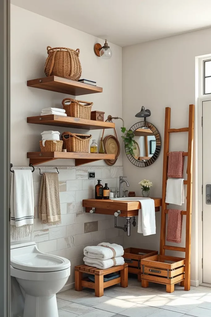 63 Modern Rustic Bathroom Ideas That Blend Comfort and Style