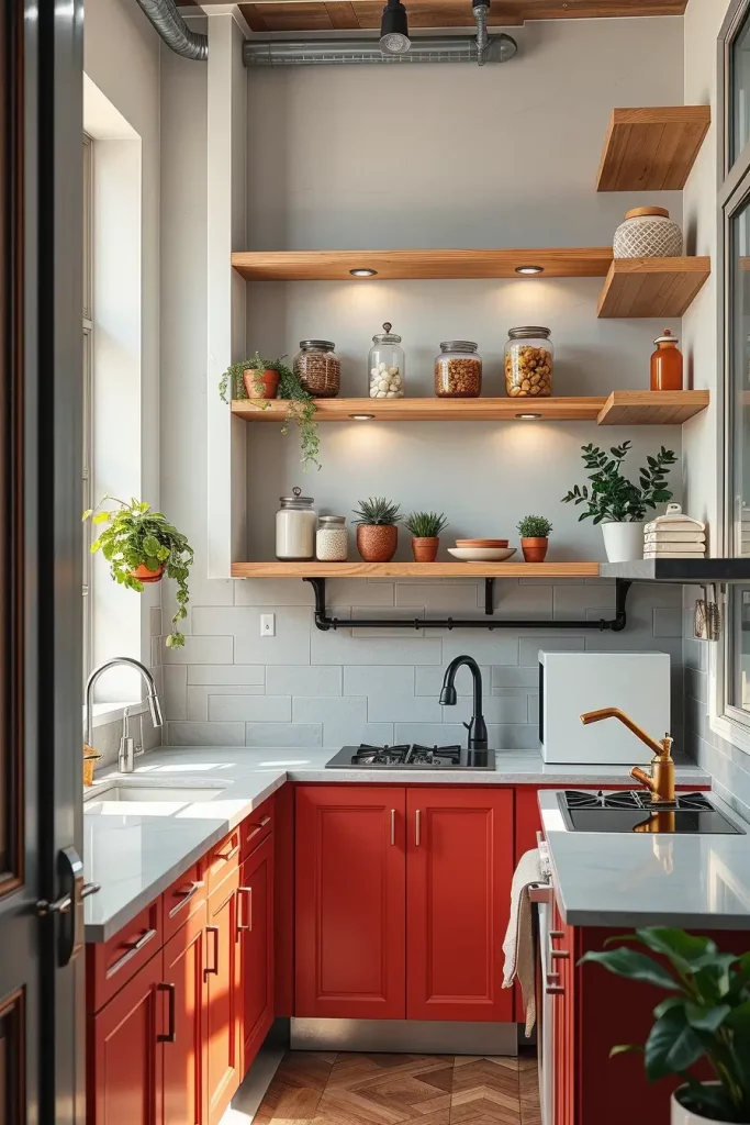 61 Stunning Red Kitchen Cabinets Ideas to Transform Your Space