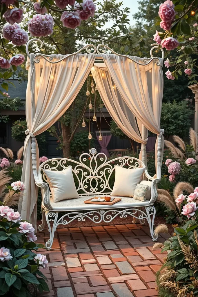 63 Elegant Garden Bench Ideas to Elevate Your Outdoor Space with Style
