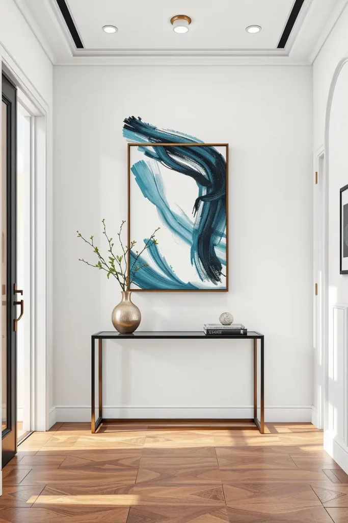 Hand-Painted Accents In The Entryway: 63 Creative Ideas For Personalized First Impressions