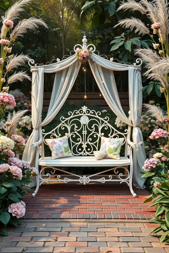63 Elegant Garden Bench Ideas to Elevate Your Outdoor Space with Style