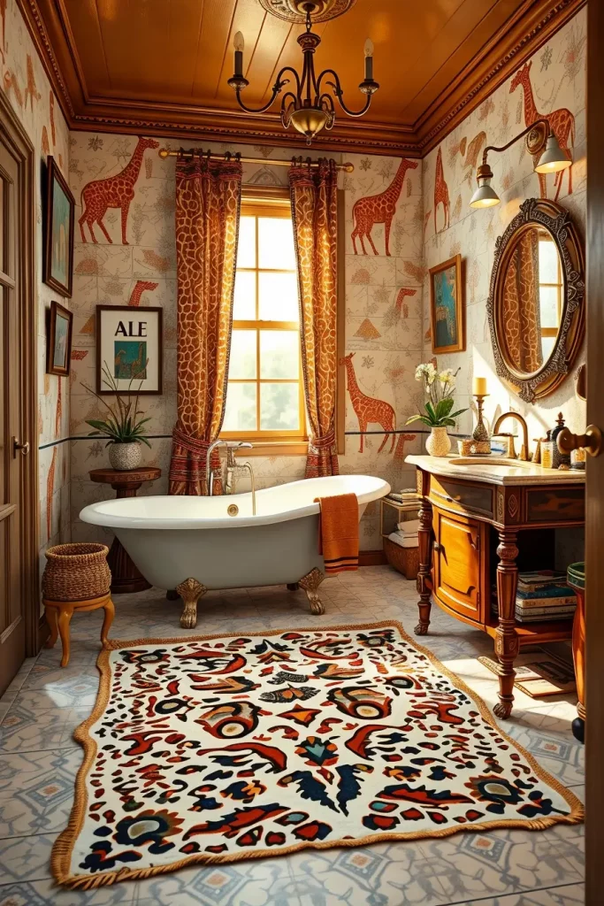 Animal Prints in the Bathroom: 59 Wildly Stylish Decor Ideas for a Bold Interior