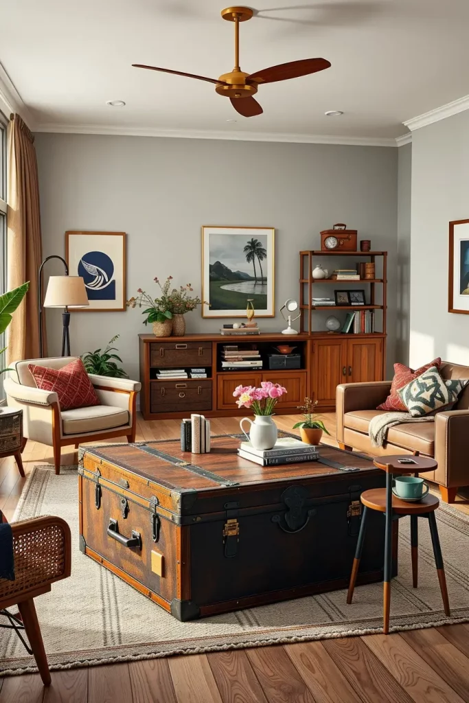60 Modern Living Room Ideas with Vintage Accents for a Stylish Timeless Space