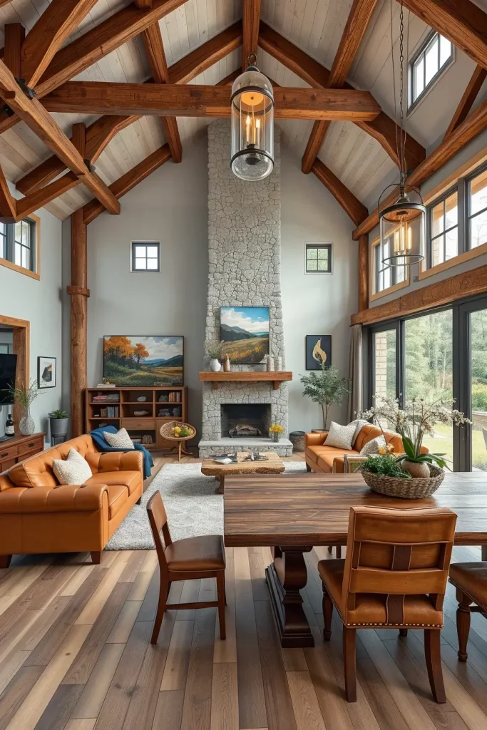 63 Modern Rustic Living Room Ideas for a Cozy Yet Contemporary Space