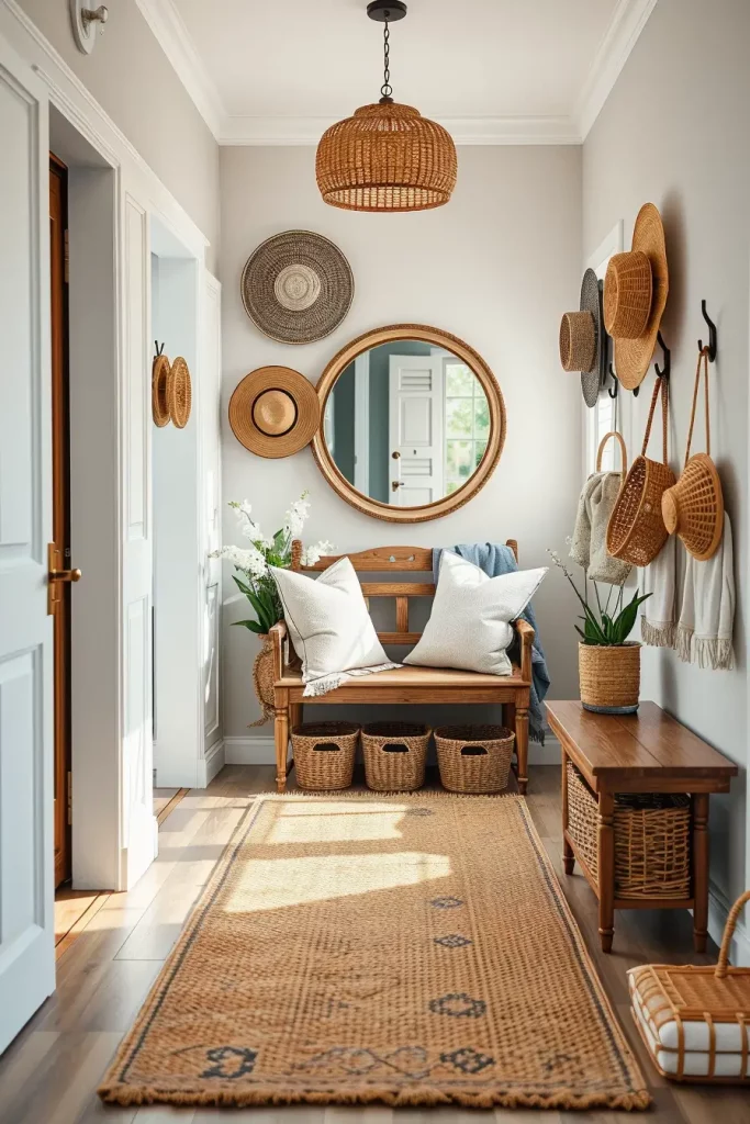 Summertime Hallway Decorations: 61 Bright And Breezy Ideas Refresh Your Entryway This Season