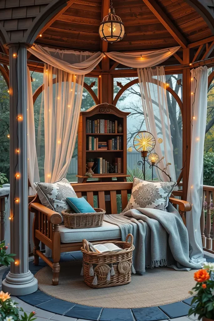 63 Cozy Gazebo Decor Ideas to Transform Your Outdoor Space into a Relaxing Retreat