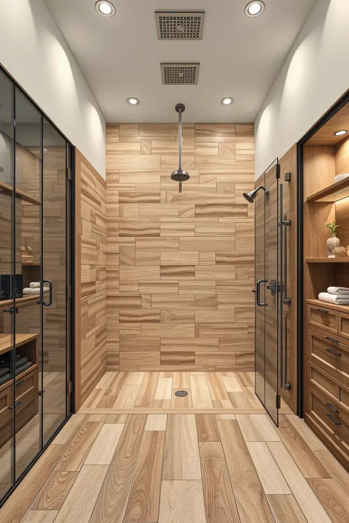 60 Wood Tile Bathroom Ideas for a Modern and Natural Look