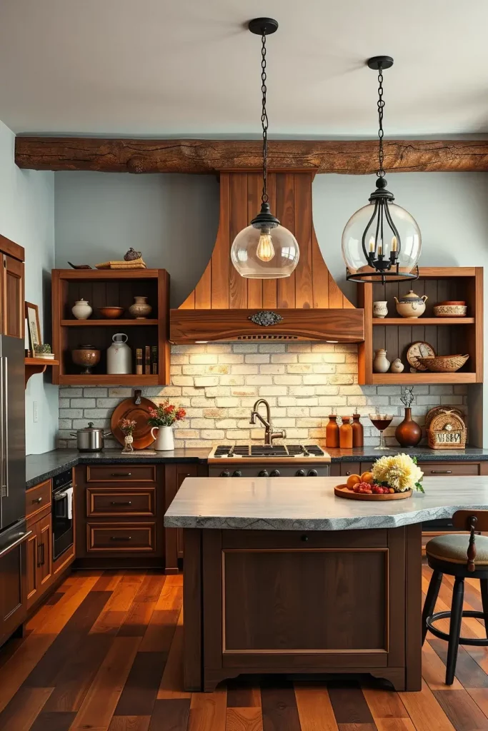 62 Modern Rustic Kitchen Ideas That Blend Charm and Functionality