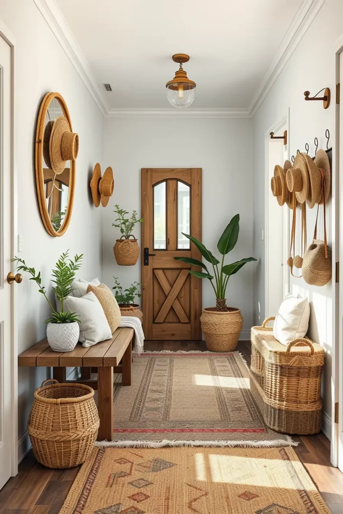 Summertime Hallway Decorations: 61 Bright And Breezy Ideas Refresh Your Entryway This Season
