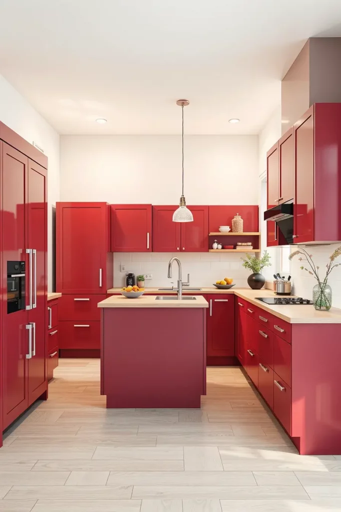 61 Stunning Red Kitchen Cabinets Ideas to Transform Your Space