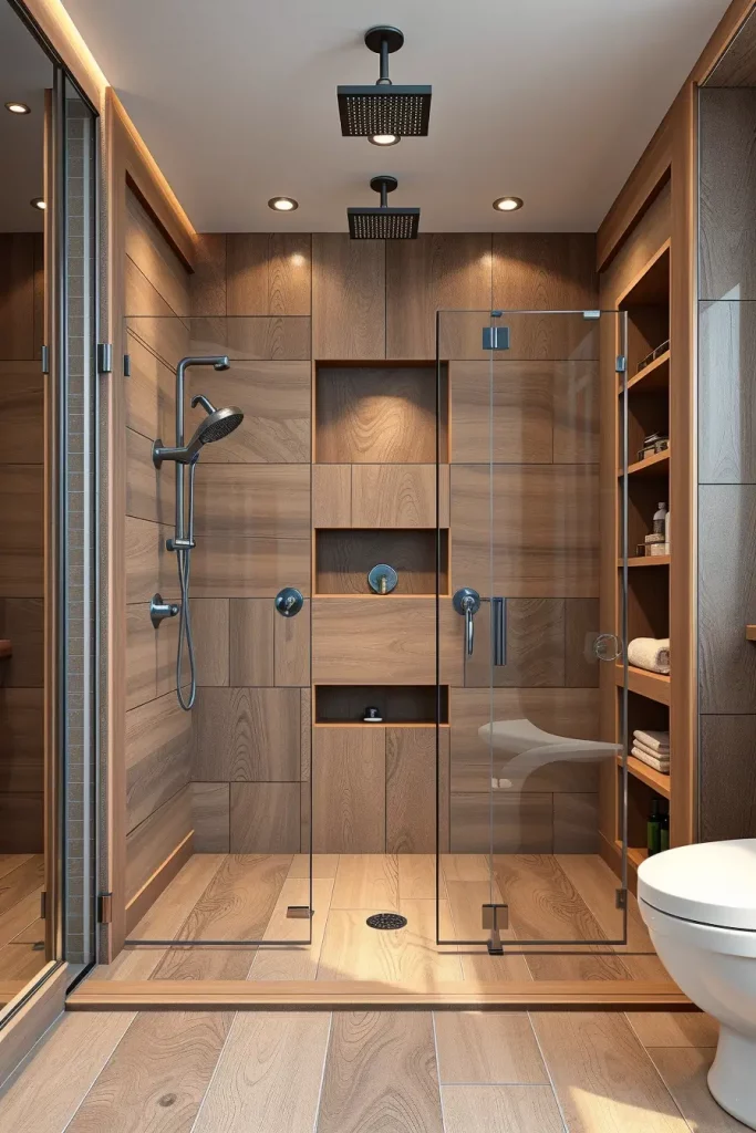 60 Wood Tile Bathroom Ideas for a Modern and Natural Look