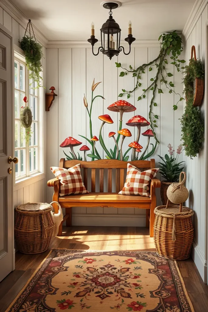 Hand-Painted Accents In The Entryway: 63 Creative Ideas For Personalized First Impressions