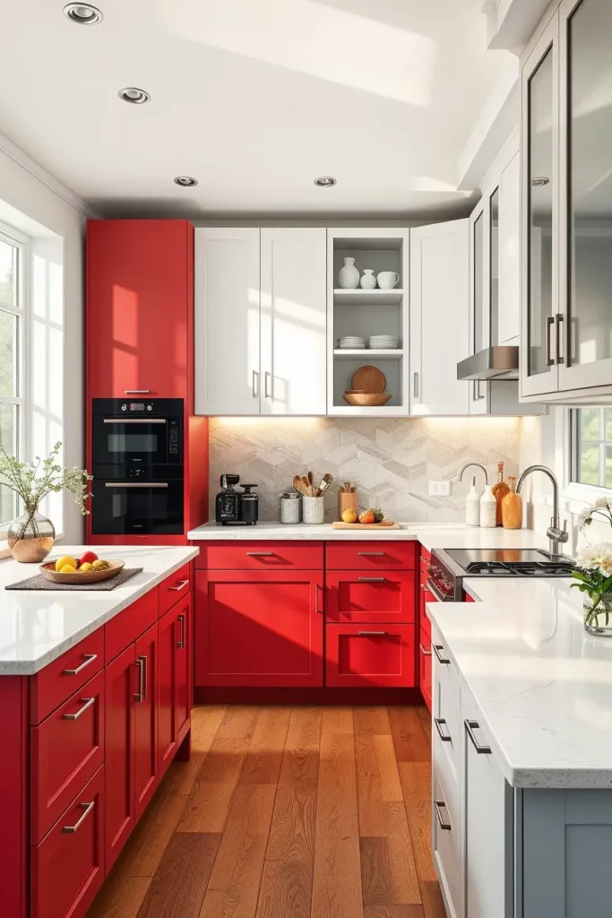61 Stunning Red Kitchen Cabinets Ideas to Transform Your Space