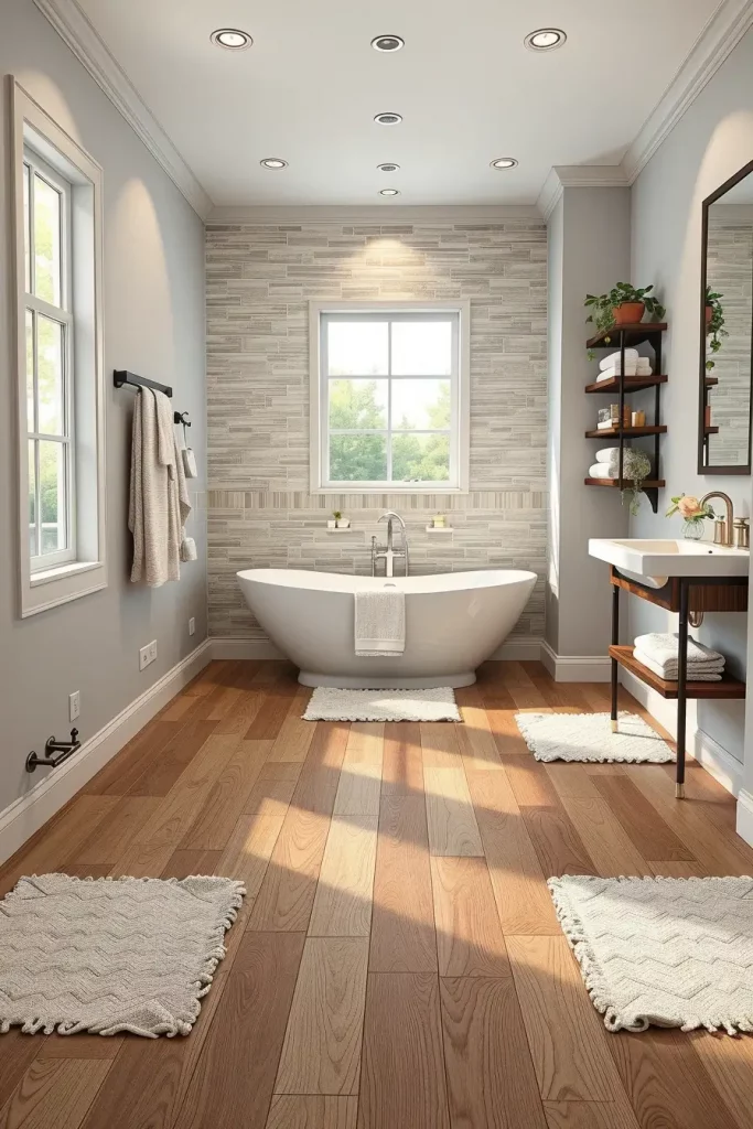 60 Wood Tile Bathroom Ideas for a Modern and Natural Look