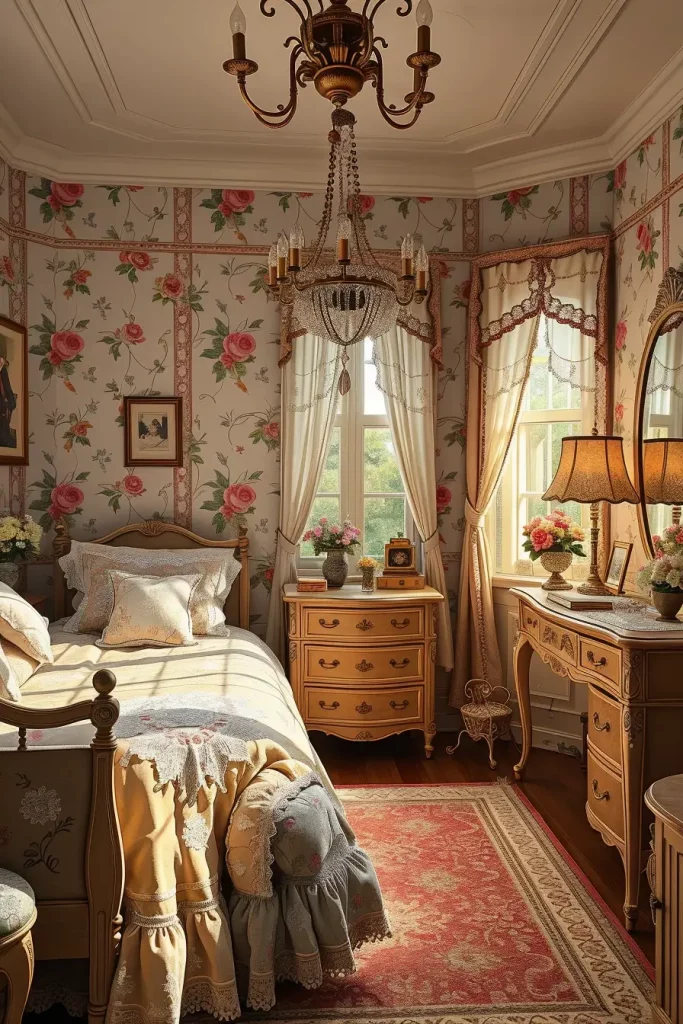 61 Grandmacore Bedroom Ideas to Create a Cozy Vintage-Inspired Retreat